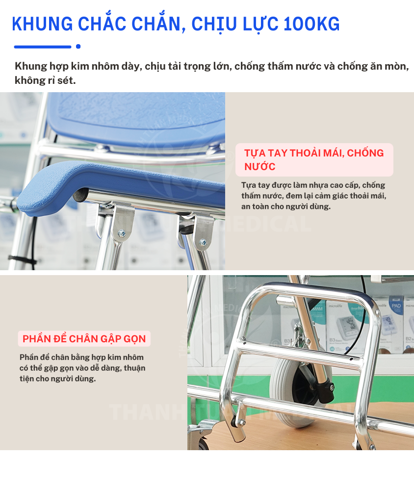 Ghế Bô Vệ Sinh Đa Năng Cao Cấp, Có Thể Gấp Gọn Lucass X-35 (X35)