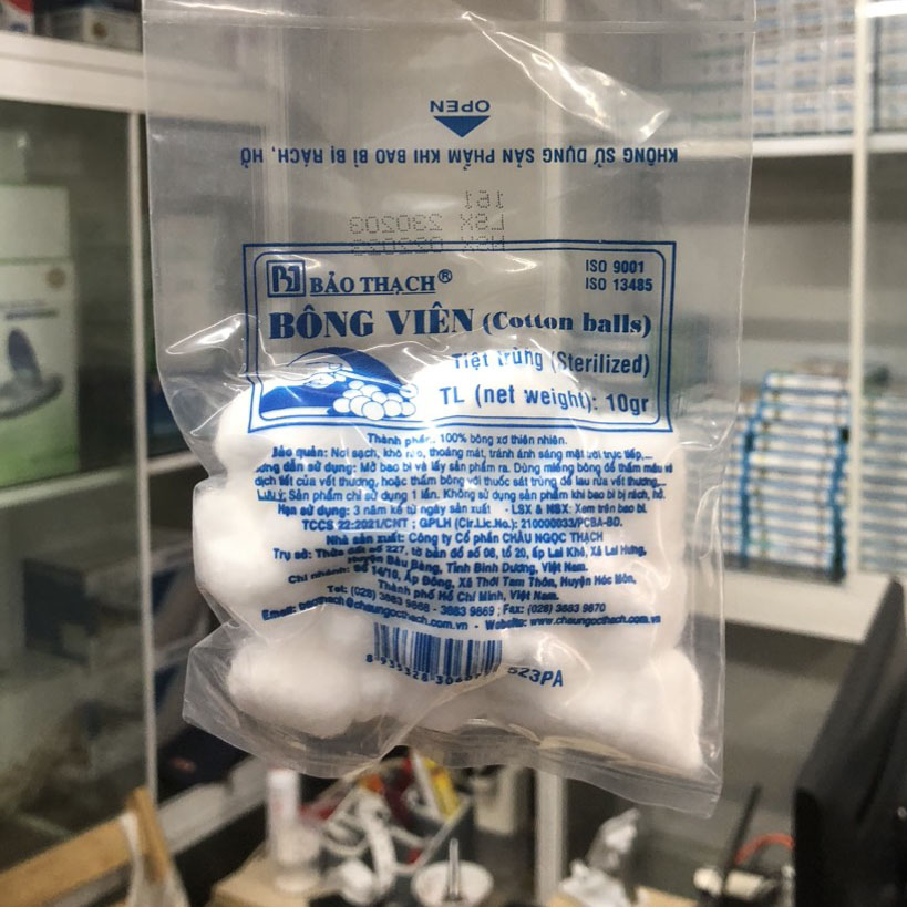 Bông Gòn Viên Bảo Thạch (Bịch nhỏ)