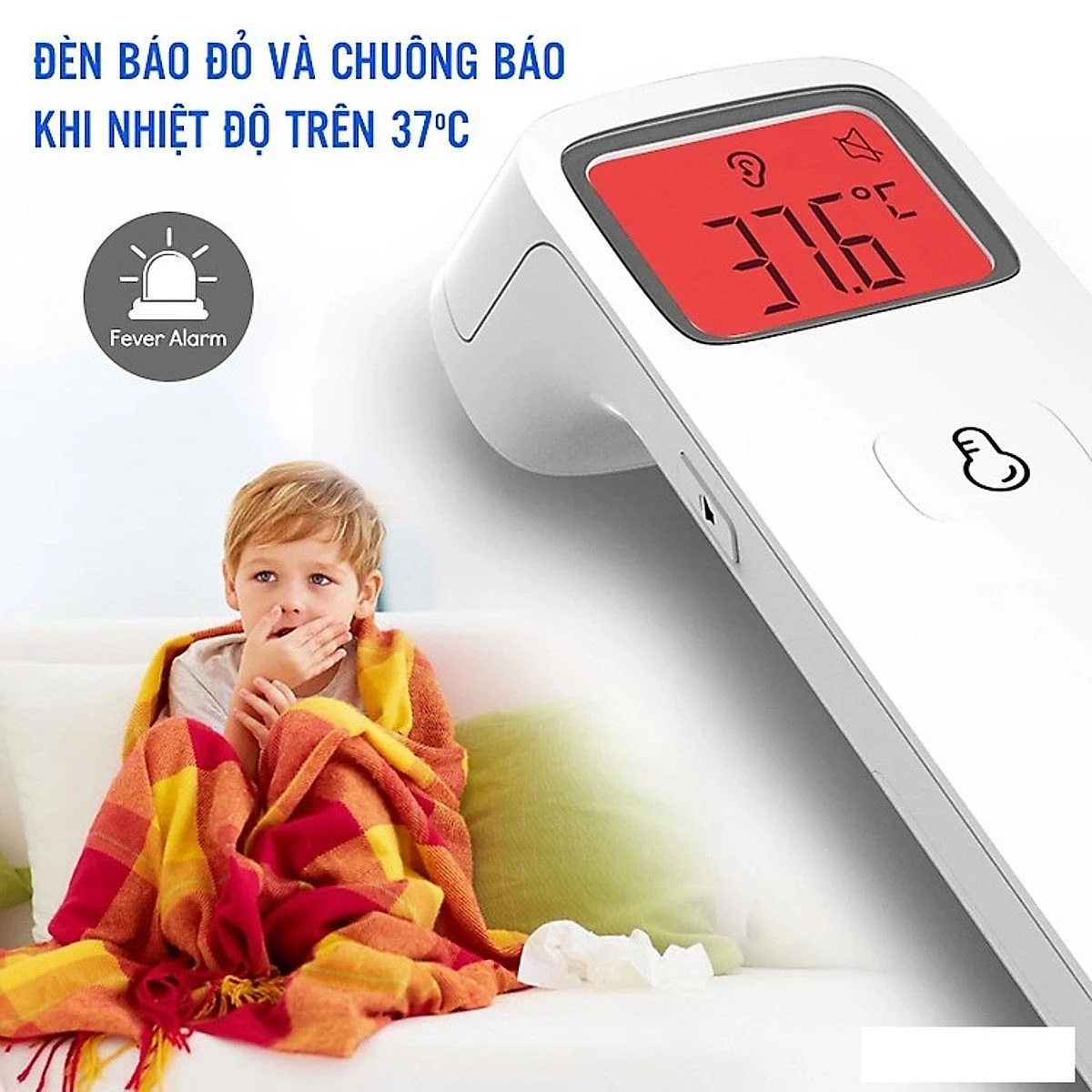 Nhiệt Kế Hồng Ngoại Đo Trán Jumper JPD-FR203 (FR-203)