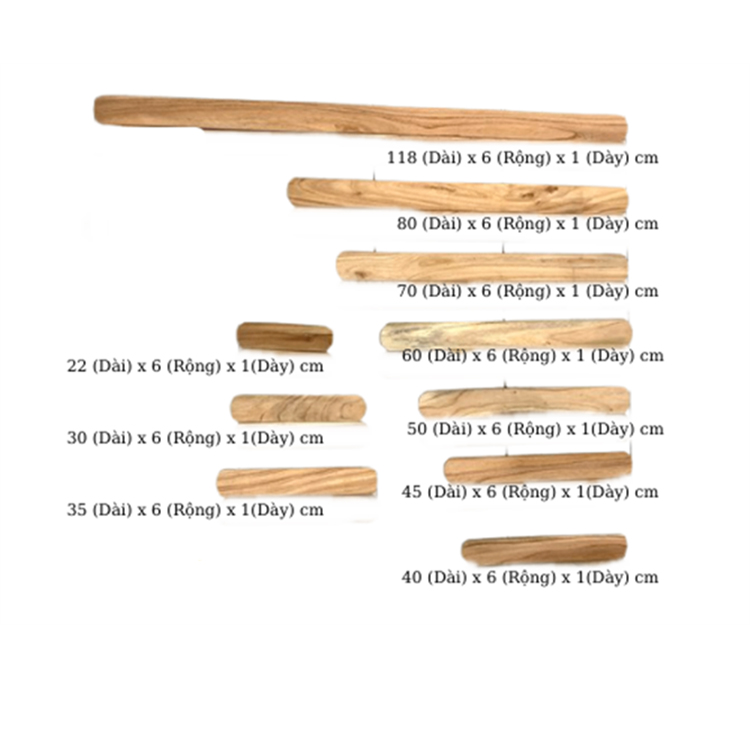 Bộ Nẹp Gỗ Y Tế Sơ Cấp Cứu (10 Thanh) Việt Nam
