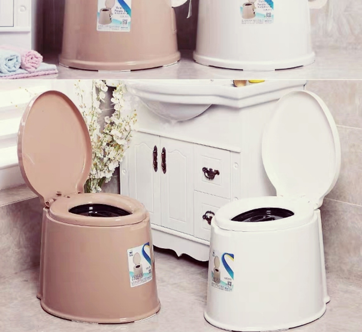 Bô Vệ Sinh, Bồn Cầu Nhựa Di Động Sugali