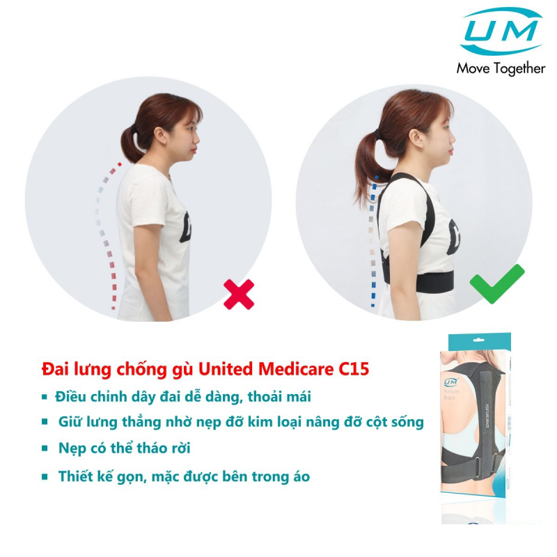 Đai Chống Gù Cao Cấp United Medicare UM-C15 (C-15)