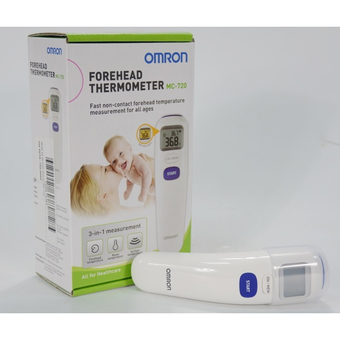 Nhiệt Kế Hồng Ngoại Đo Trán Omron MC720 (MC-720)