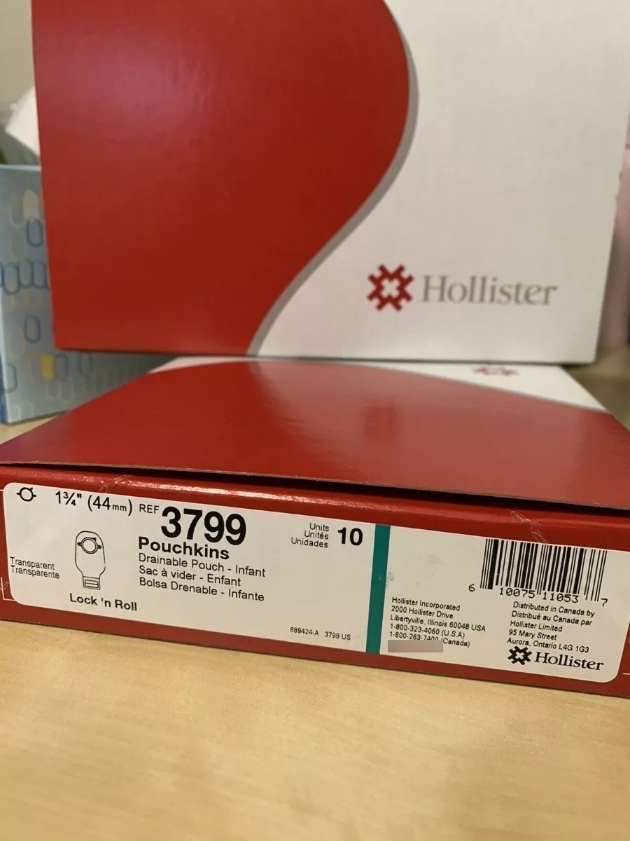 Túi Hậu Môn Nhân Tạo 2 Mảnh Cho Trẻ Em Hollister 3799 (Khóa Cuốn)