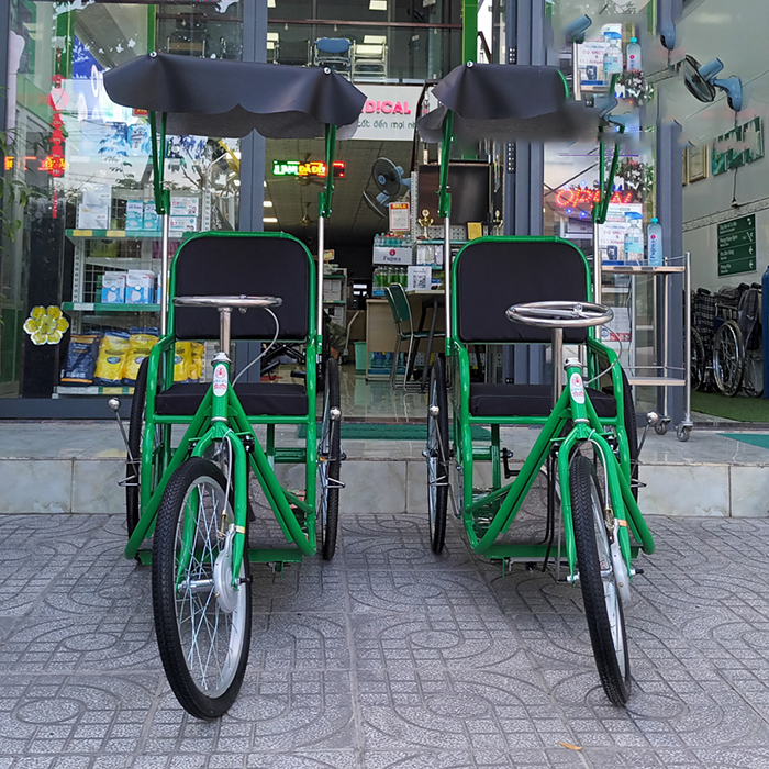 Xe Lắc Tay Có Mui Đức Cường