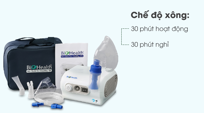 Máy Xông Khí Dung Mũi Họng Biohealth NEB PRO