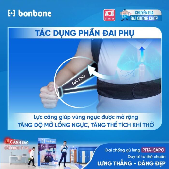 Đai Chống Gù Lưng Bonbone Pita Sapo Posture