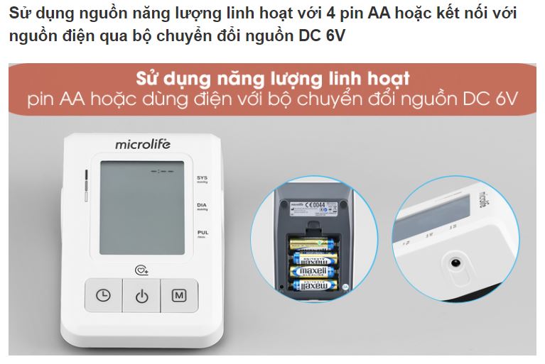 Máy Đo Huyết Áp Bắp Tay Microlife B2 Basic