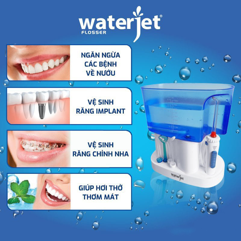Máy Tăm Nước Gia Đình Waterjet Flosser Classic