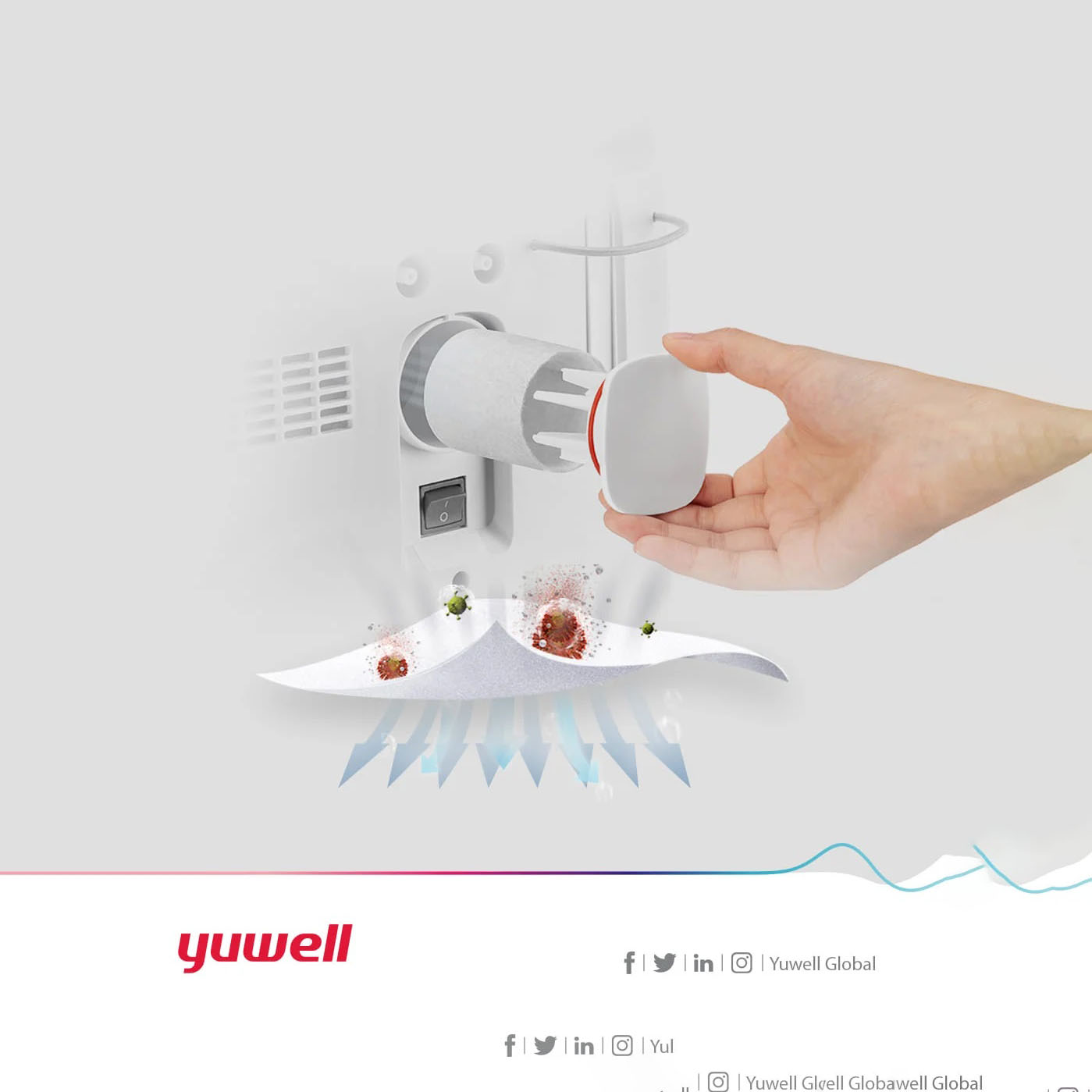 Máy Tạo Oxy Yuwell 7F-3NW (3 Lít, Có Xông, Có Remote)