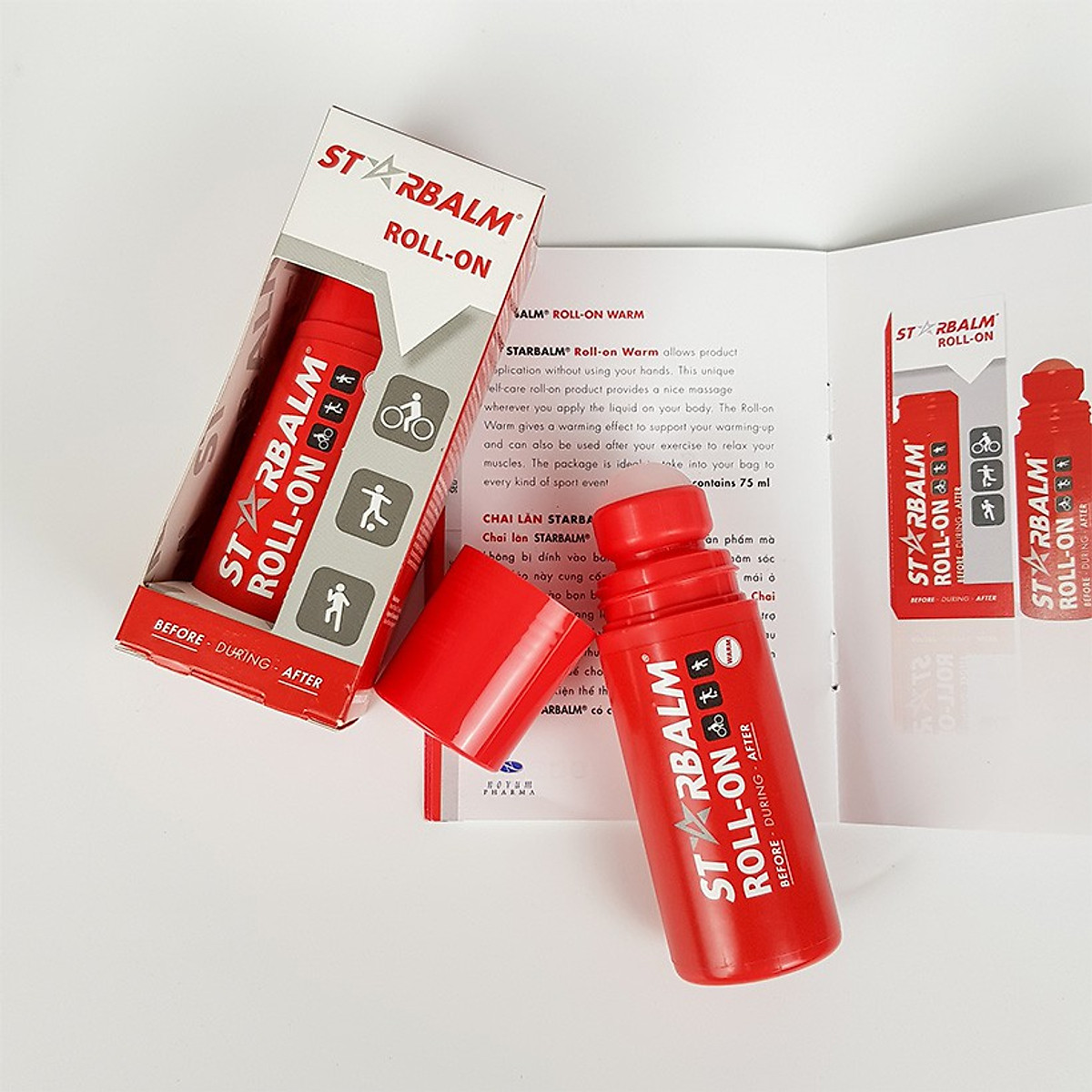 Chai Lăn Làm Nóng Starbalm ROLL-ON Warm