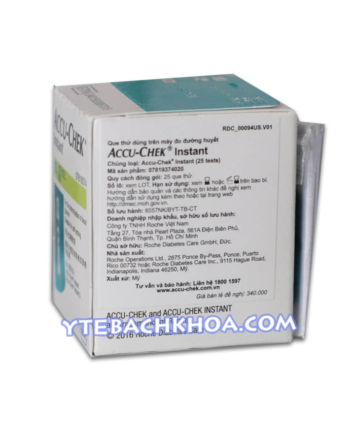Que Thử Đường Huyết Accu-Chek Instant