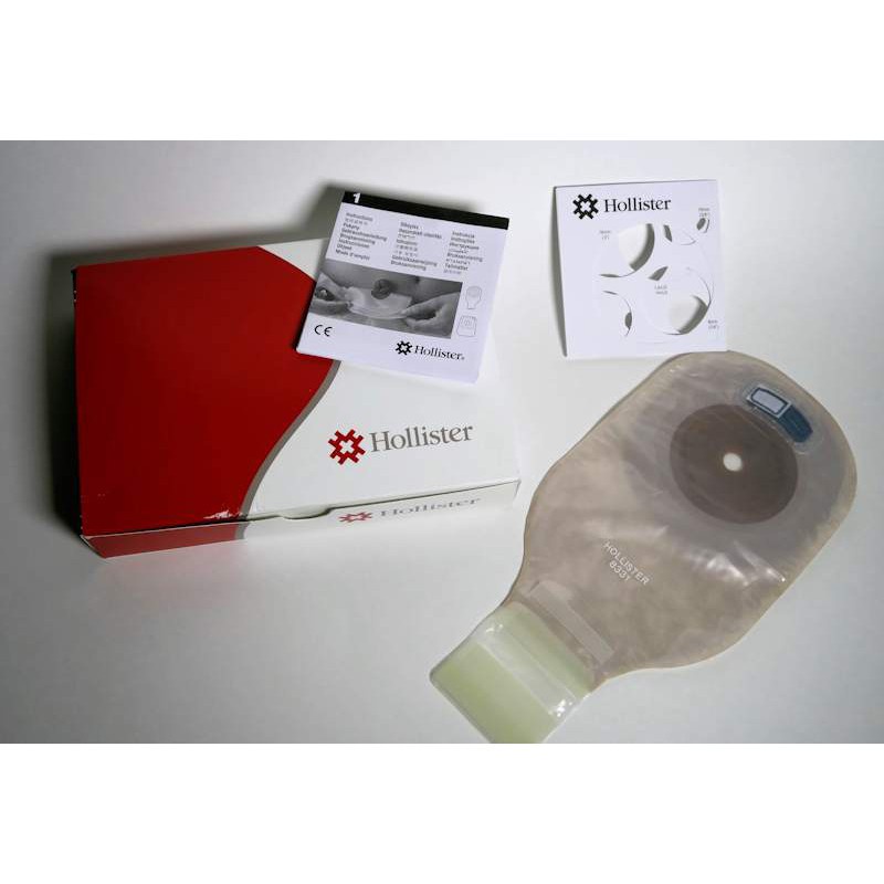 Túi Hậu Môn Nhân Tạo 1 Mảnh Hollister 8331 (Trong, Lọc Khí, Khóa Cuốn)