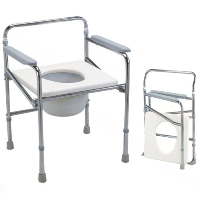 Ghế Bô Vệ Sinh Không Bánh Xe, Mặt Nhựa Vuông, Bô Tròn Lucass G-26 (G26)