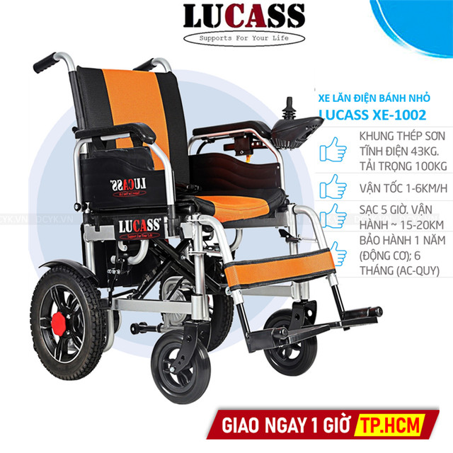 Xe Lăn Điện Bánh Nhỏ Lucass XE-1002