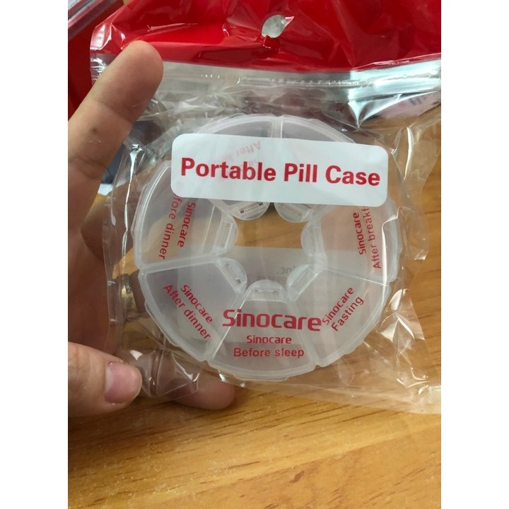 Hộp Chia Thuốc Sinocare Tròn 7 Ngăn
