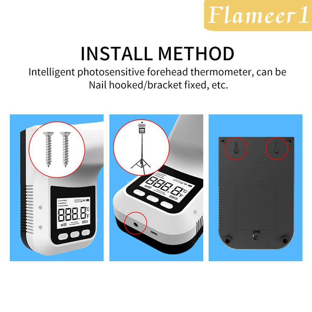 Nhiệt Kế Hồng Ngoại Gắn Tường K3 PRO (Hàng Xịn)