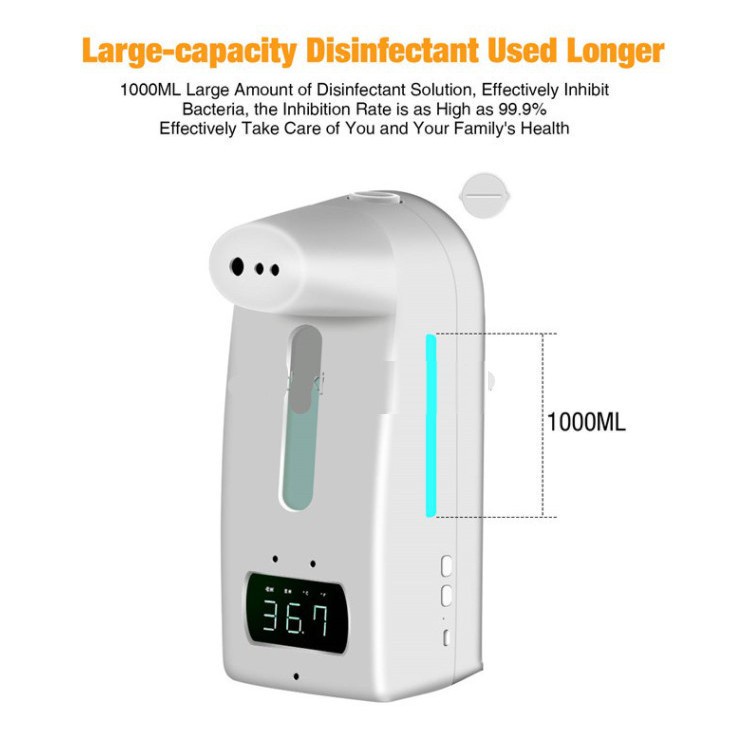 Máy Rửa Tay Và Đo Nhiệt Độ Tự Động K10 Pro