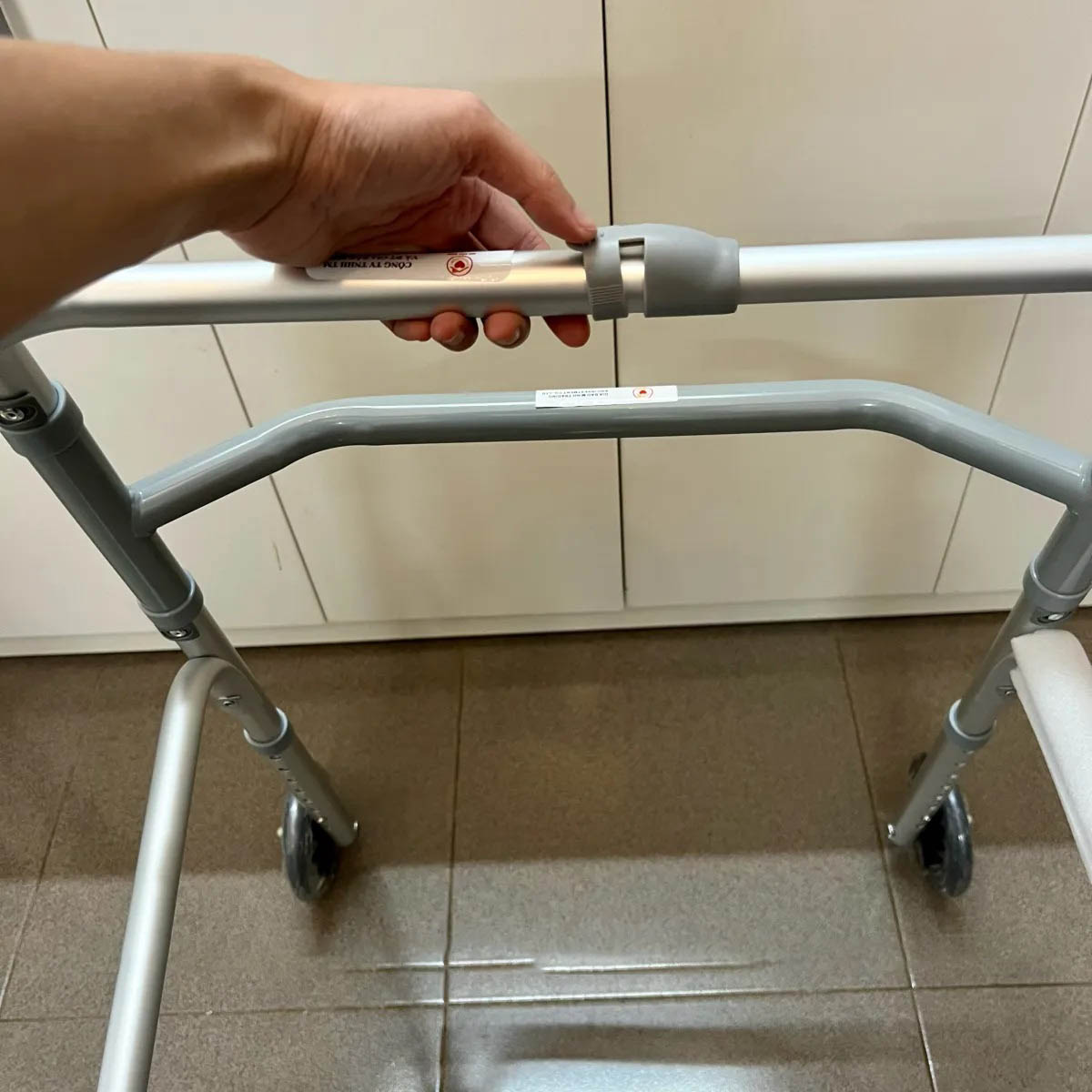 Khung Tập Đi Nhôm Cao Cấp Bánh Lớn GBM-033
