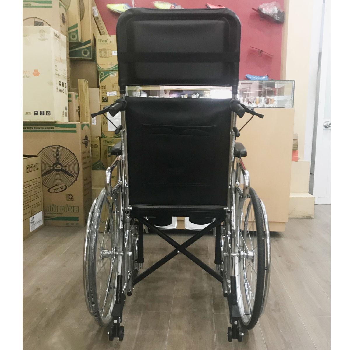 Xe Lăn Nằm Có Bô, Đệm Simili Lucass X-607 (X607)