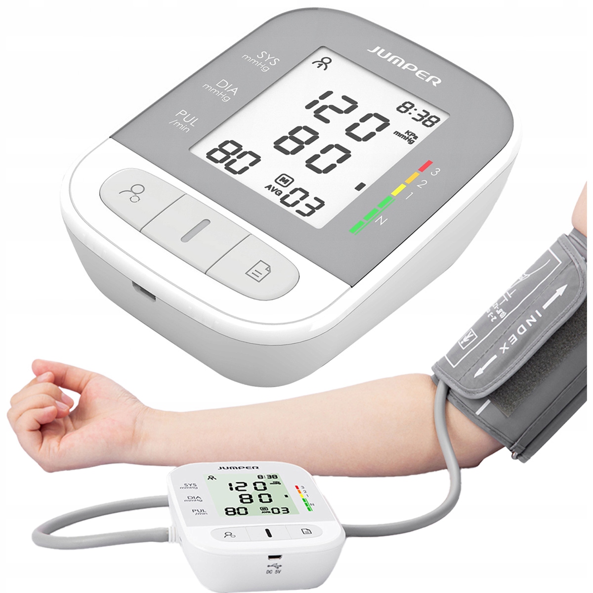 Máy Đo Huyết Áp Bắp Tay Jumper JPD-HA210 (HA-210)