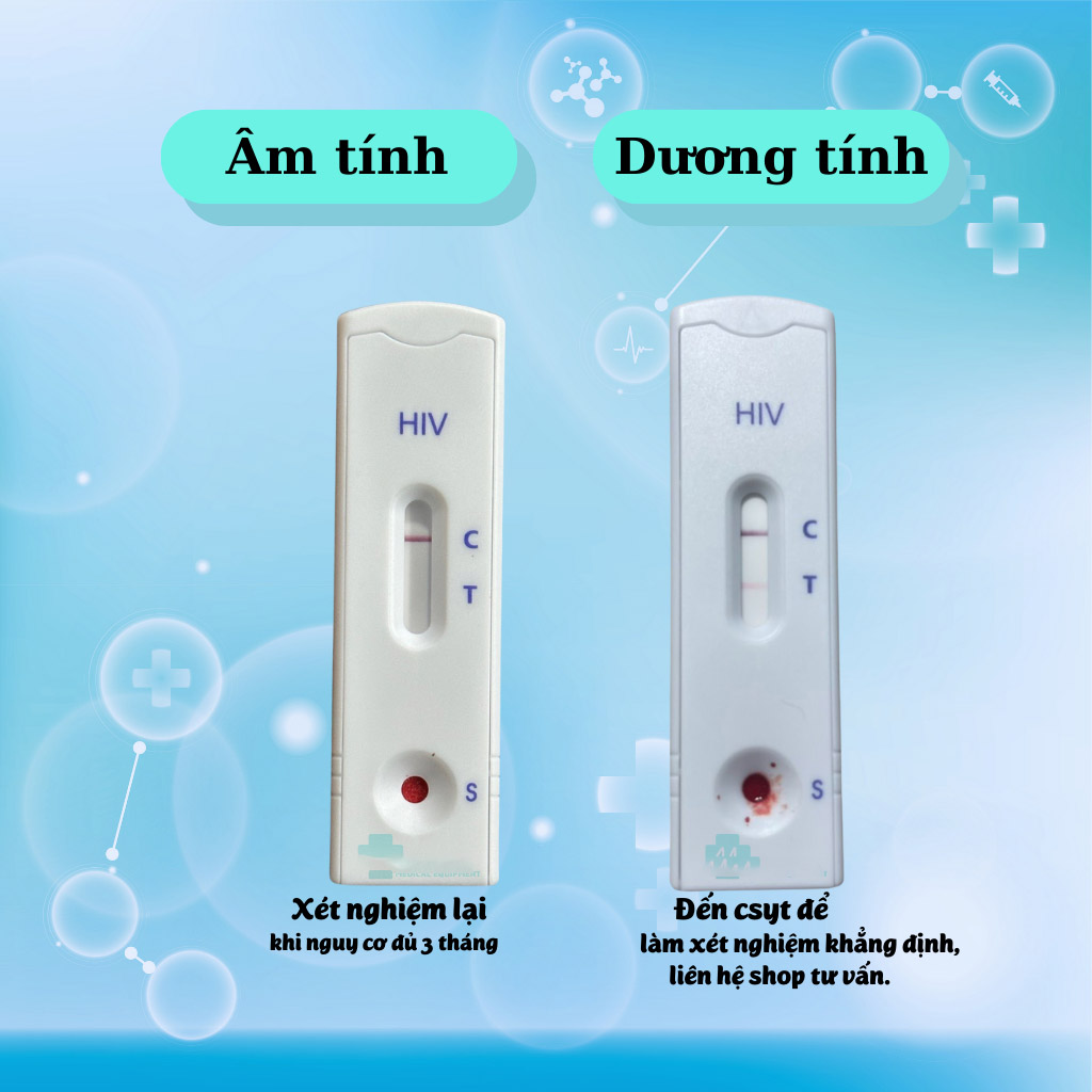 Bộ Kit Test Xét Nghiệm Nhanh HIV (Lấy Máu Đầu Ngón Tay) FASTEP