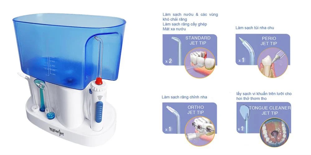 Máy Tăm Nước Gia Đình Waterjet Flosser Classic