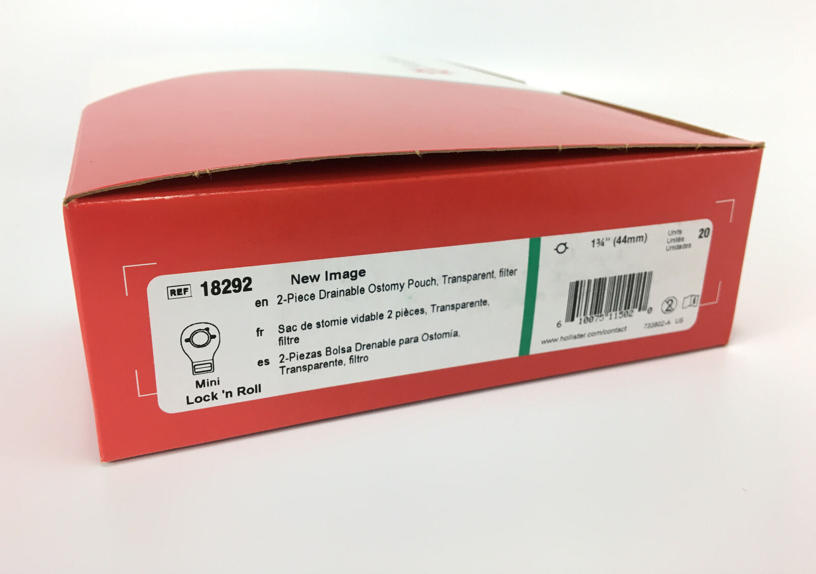 Túi Hậu Môn Nhân Tạo 2 Mảnh Cỡ Nhỏ Cho Trẻ Em Hollister 18292 18293 (Trong, Lọc Khí, Khóa Cuốn)