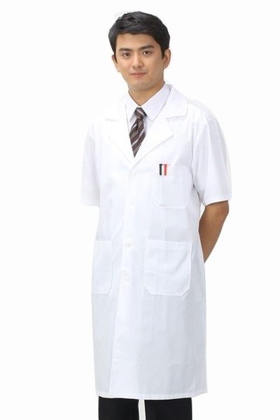 Áo Bác Sĩ Ngắn Tay Trắng