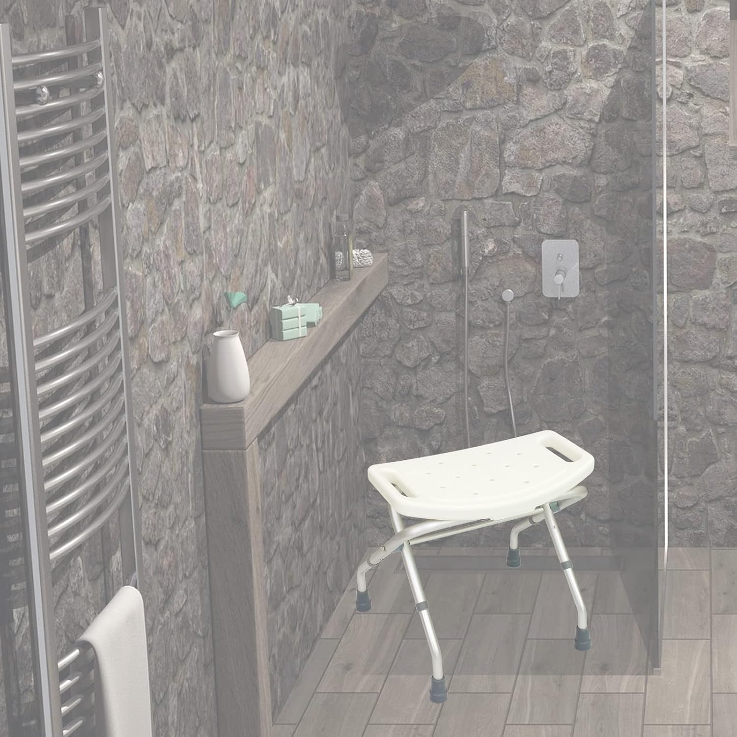 Ghế Tắm Nhôm Có Thể Xếp Gọn Oromi FBL650008 (Mã 008)