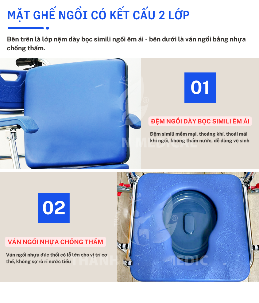 Ghế Bô Vệ Sinh Đa Năng Cao Cấp, Có Thể Gấp Gọn Lucass X-35 (X35)