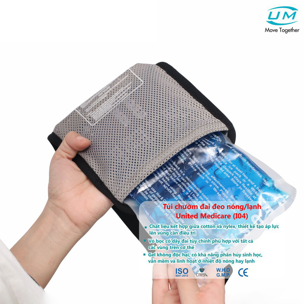 Túi Chườm Nóng/Lạnh Có Dây Đeo United Medicare UM I04 (23x15cm)