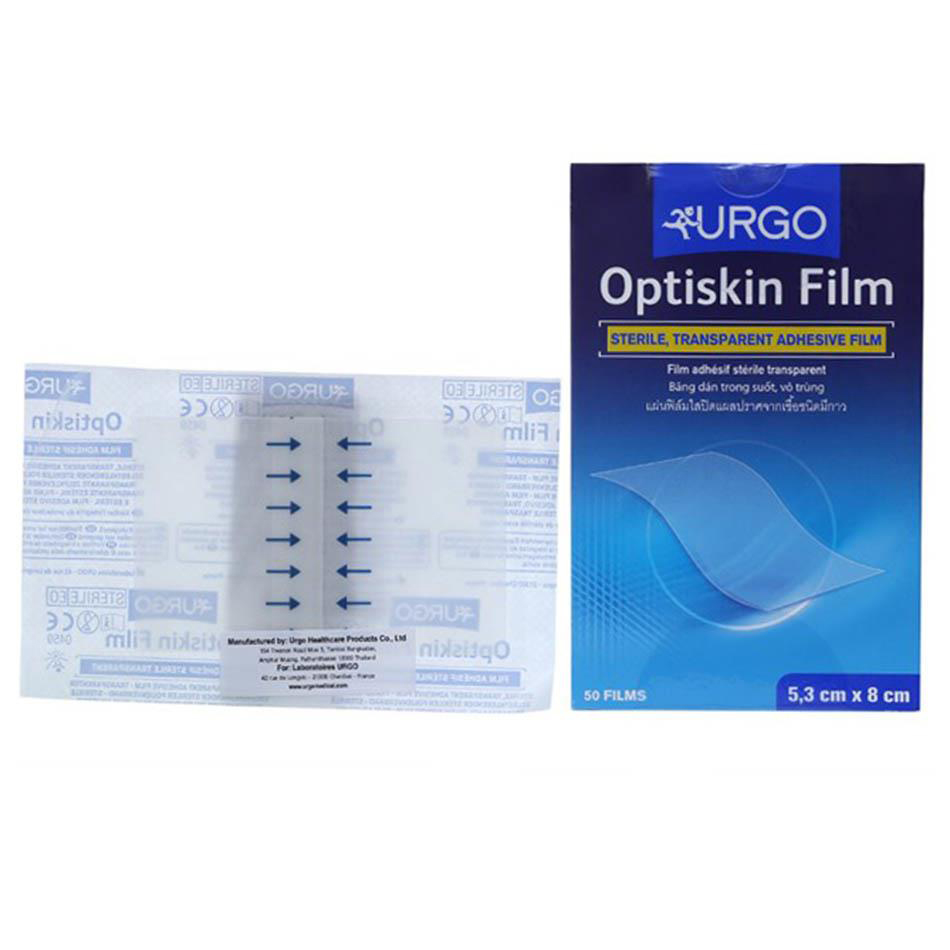 Băng Vô Trùng Trong Suốt Bán Thấm Có Keo Urgo OPTISKIN FILM