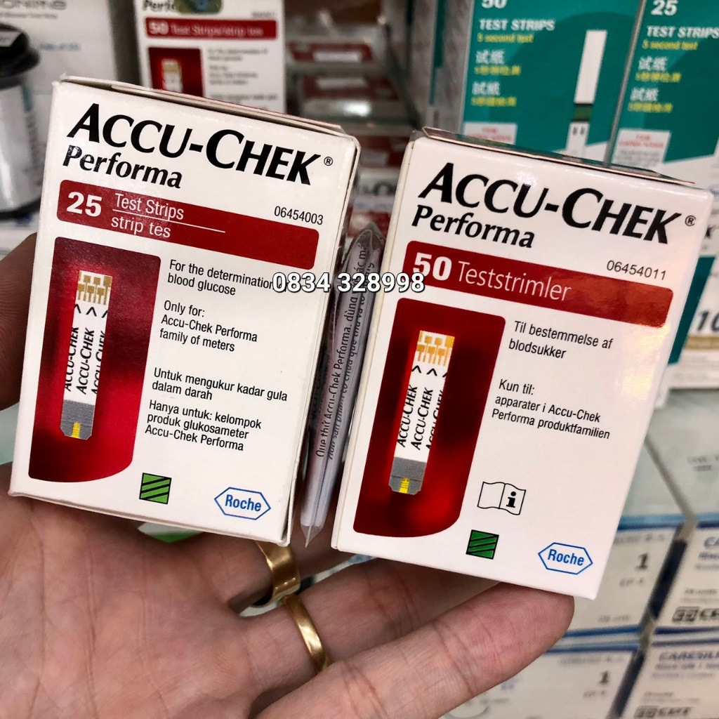 Que Thử Đường Huyết Accu Chek Performa