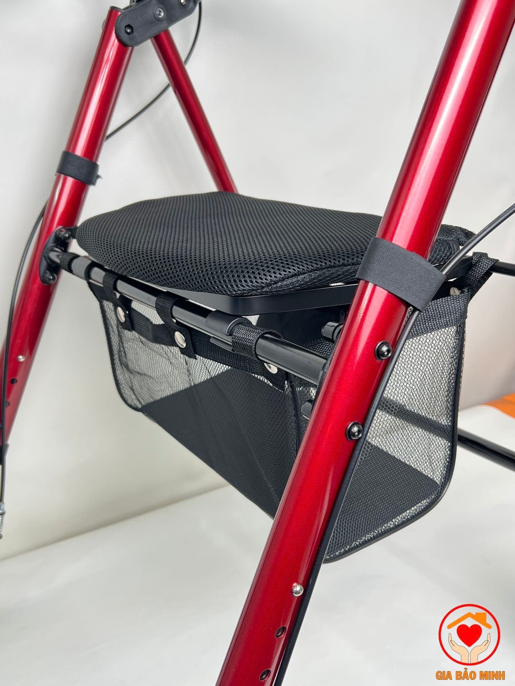 Xe Tập Đi 4 Bánh, Có Ghế, Thắng Tay, Giỏ Đựng GBM-035