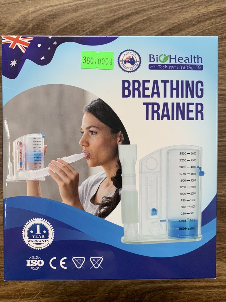 Dụng Cụ Tập Thở BIOHEALTH VIS 01