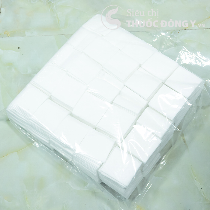 Bông Gòn Cắt, Gòn Vuông 6x6cm Bảo Thạch (Bịch lớn 500g)