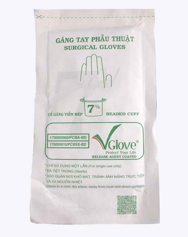 Găng Tay Phẫu Thuật Tiệt Trùng VGlove