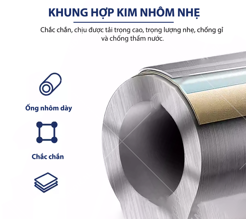 Khung Tập Đi Nhôm Bánh Lớn Lucass W-6 (W6)