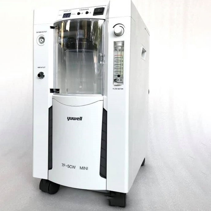 Máy Tạo Oxy Yuwell 7F-5CW Mini (5 Lít, Có Xông)