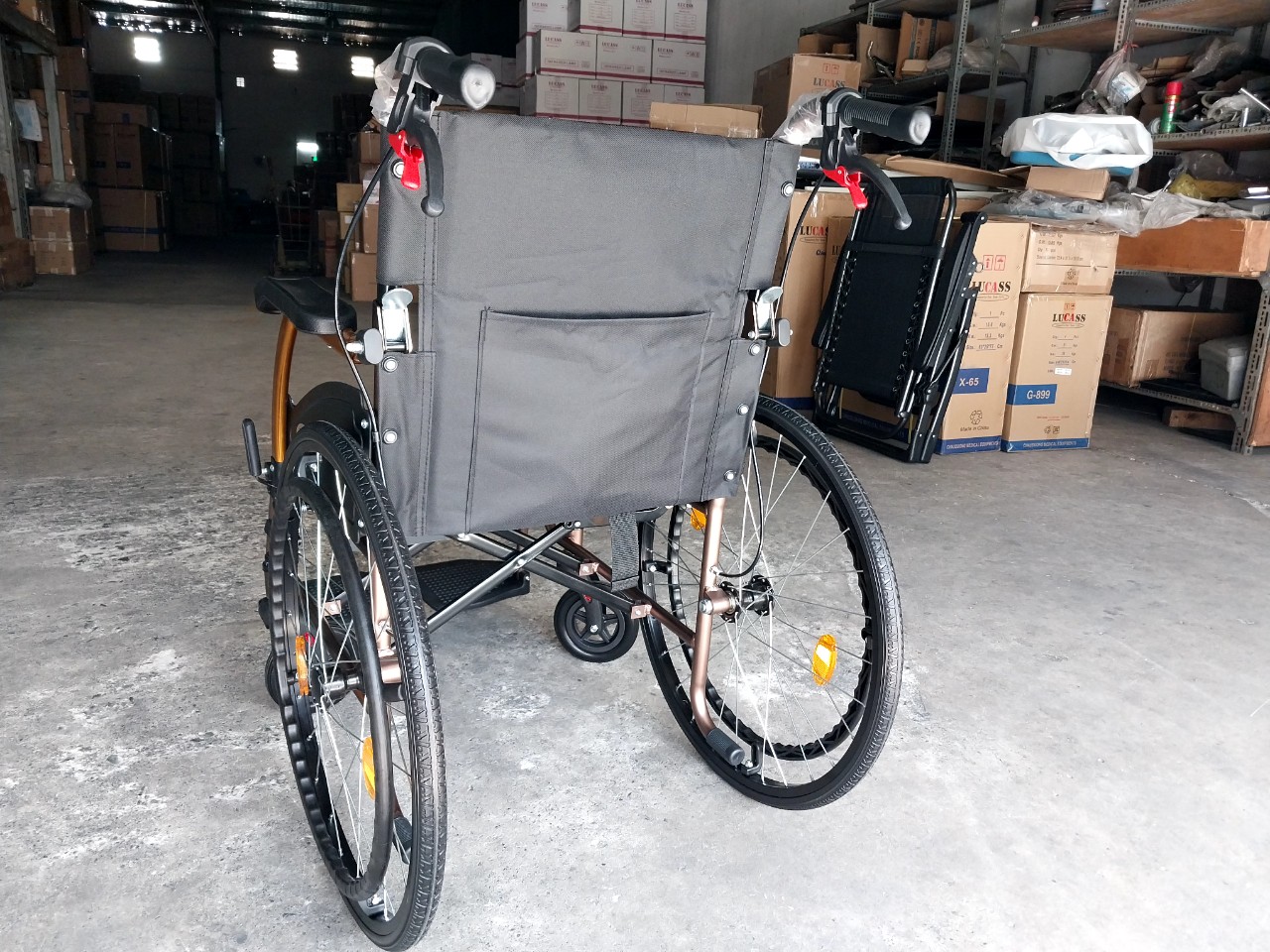 Xe Lăn Tay Nhôm Du Lịch Lucass X-65 (X65)