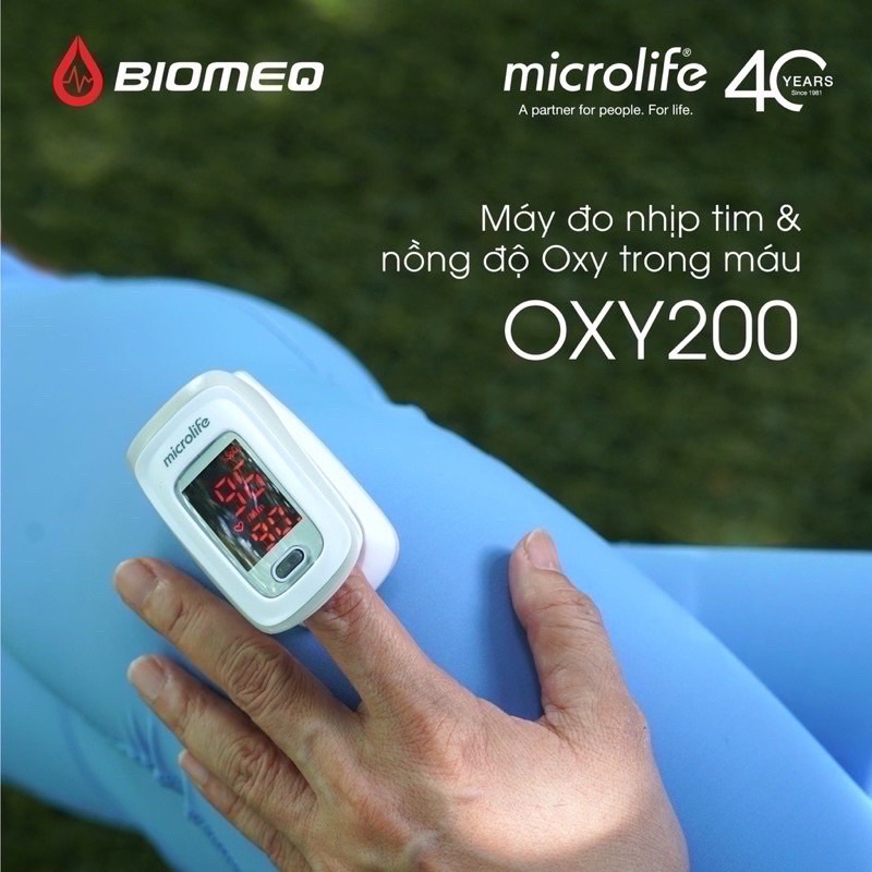 Máy Đo Nồng Độ Oxy (SPO2) Microlife OXY200 (OXY 200)