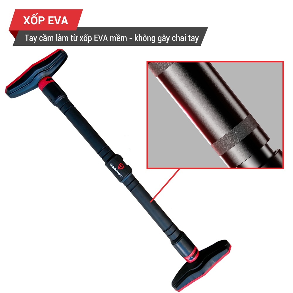 Thanh Xà Đơn Gắn Cửa, Xà Đơn Treo Tường GoodFit GF201PU