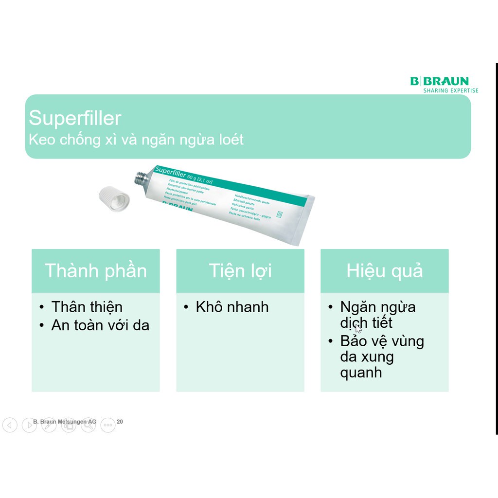 Túi Hậu Môn Nhân Tạo 1 Mảnh B.Braun Proxima (Sử Dụng Kẹp)