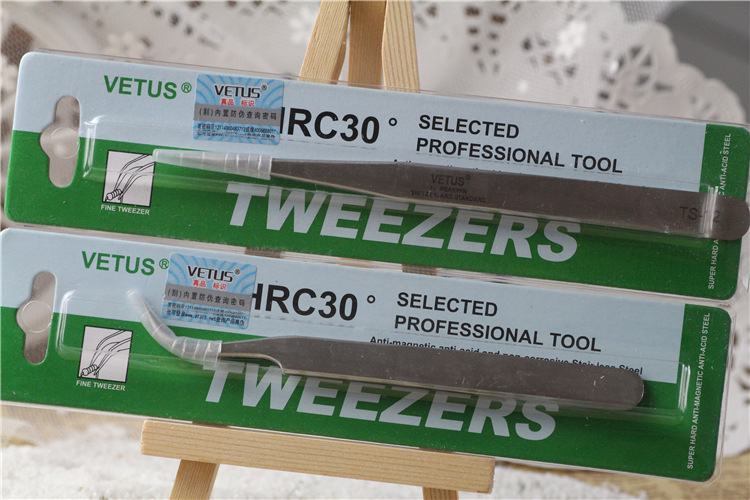 Nhíp Gắp Nối Mi Thép Không Gỉ VETUS TWEEZERS