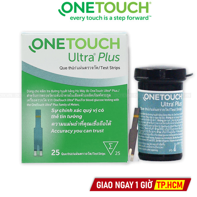 Que Thử Đường Huyết Onetouch Ultra Plus