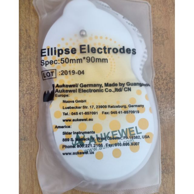 [PHỤ KIỆN] Miếng Dán Massage Xung Điện Aukewell (Vàng) (1 Cặp)