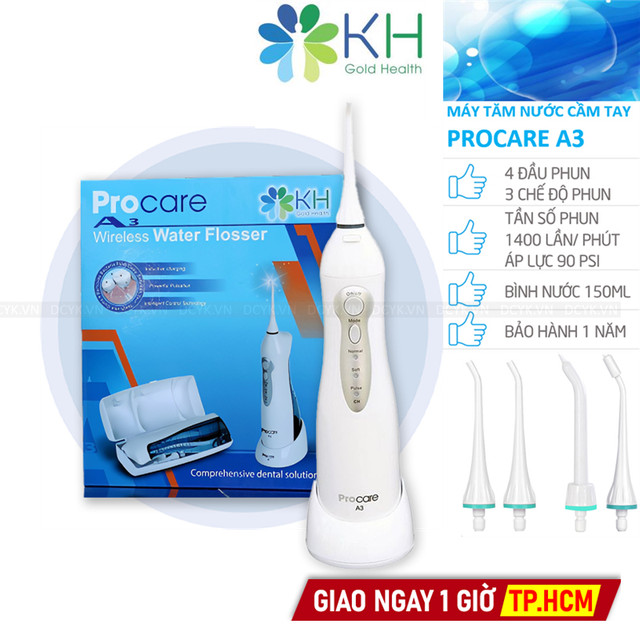 Máy Tăm Nước Cầm Tay Procare A3