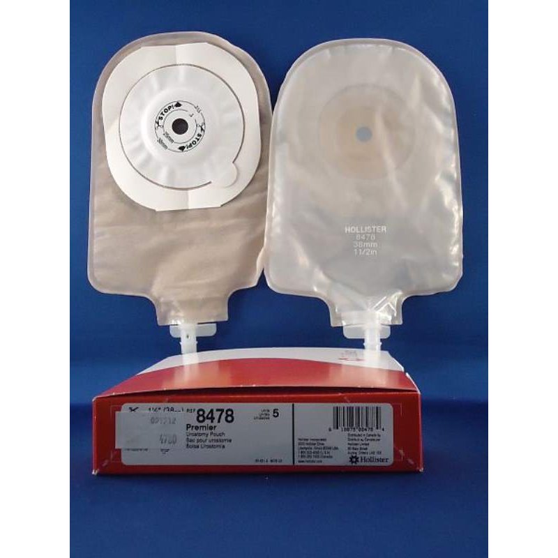 Túi Nước Tiểu Hậu Môn Nhân Tạo 1 Mảnh Hollister 8478 (Đế Lồi)