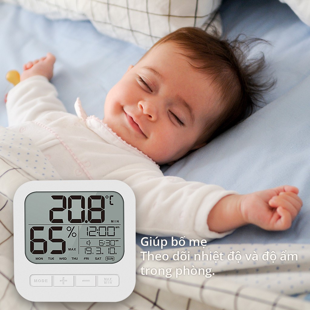 Nhiệt Ẩm Kế Điện Tử Đa Năng OEM 01 - Đo Nhiệt Độ Và Độ Ẩm Chính Xác